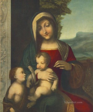 Madonna Renacimiento Manierismo Antonio da Correggio Pinturas al óleo